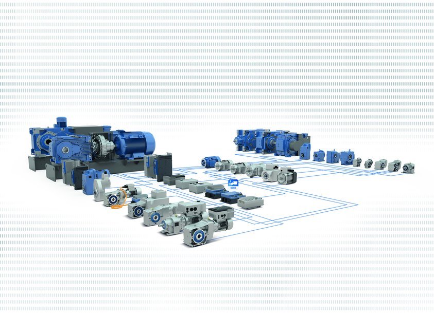 Système modulaire NORD pour toutes les solutions d'entraînement, avec configuration personnalisée des systèmes selon les besoins spécifiques du client